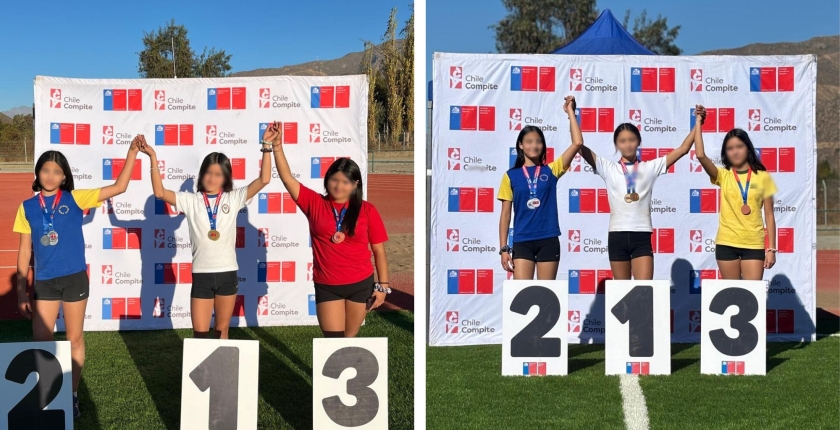 Alumnas del Colegio Santa María Eufrasia destacaron en el Provincial de Atletismo de Ovalle